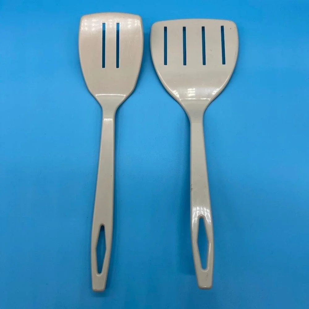 Taylor Made Products Nylon Slotted Spatula Turners Pair Made In USA Set 16 18